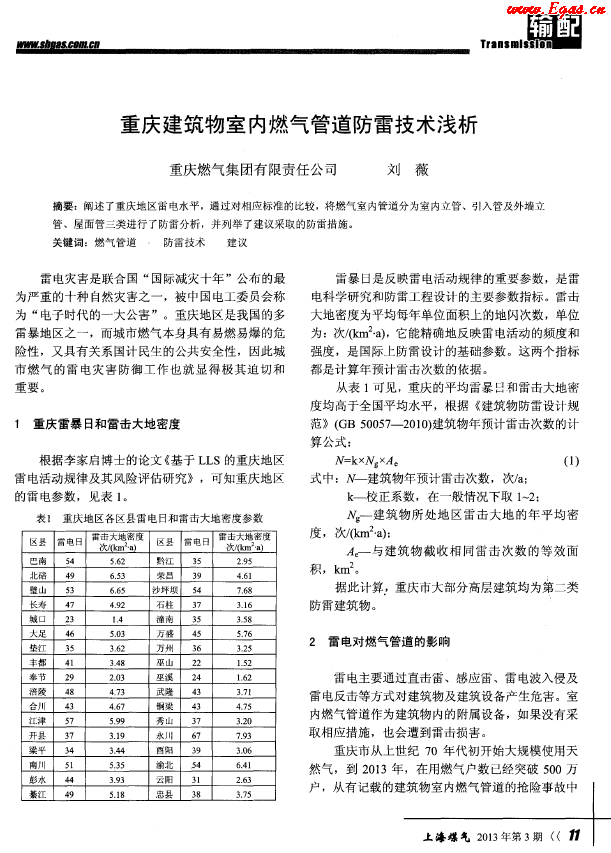 重慶建筑物室內(nèi)燃氣管道防雷技術淺析.png